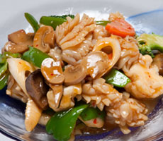 紋甲いかの辛子炒め